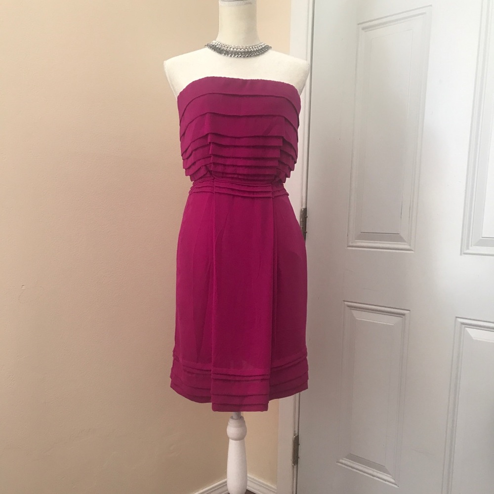 Halston Heritage Strapless Dress Size S